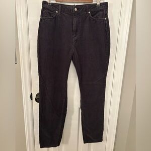 BDG Waist Size 32 Inch Dark Gray Corduroy Pants
